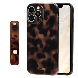 Compatible with iPhone 12 Pro Max Case Cute Wrist - Brown Leopard | Strap design, Aesthetic amber, For girls women men, Girly, Soft TPU, Full camera lens, Protective, Shockproof phone cover Compatible with iPhone 12 Pro Max Case Cute Wrist - Brown Leopard | Strap design, Aesthetic amber, For girls women men, Girly, Soft TPU, Full camera lens, Protective, Shockproof phone cover