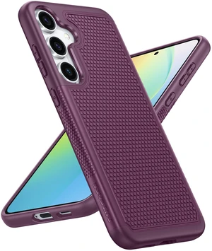 for Samsung Galaxy S24 Case: Dual Layer Non Slip Cover Burgundy | 14FT Military Grade Shockproof Protective Drop Protection, Matte Textured Cell Phone Cases, for Daily Use, Burgundy for Samsung Galaxy S24 Case: Dual Layer Non Slip Cover Burgundy | 14FT Military Grade Shockproof Protective Drop Protection, Matte Textured Cell Phone Cases, for Daily Use, Burgundy
