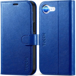 Wallet Case for iPhone 17e & iPhone 16e 6.1", Flip Stand, Klein Blue | RFID Blocking, 4 Card Holders, Kickstand, PU Leather, Shockproof TPU Shell, Magnetic Closure, Protective Folio Cover Wallet Case for iPhone 17e & iPhone 16e 6.1", Flip Stand, Klein Blue | RFID Blocking, 4 Card Holders, Kickstand, PU Leather, Shockproof TPU Shell, Magnetic Closure, Protective Folio Cover