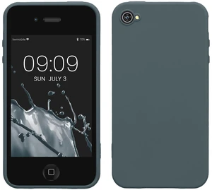 Case Compatible with Apple iPhone 4 / 4S Case - Soft Slim Protective TPU Silicone Cover - Dark Slate Case Compatible with Apple iPhone 4 / 4S Case - Soft Slim Protective TPU Silicone Cover - Dark Slate