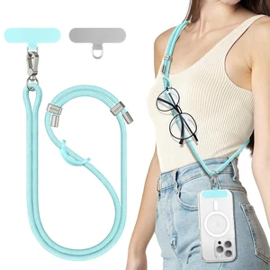 Phone Lanyard Crossbody, Phone Strap Crossbody with 2 Tether Tabs | Adjustable Cell Phone Lanyard, Anti Theft Phone Strap, Premium Metal Buckles, Universal Lanyard for Travel, Limpet Shell Phone Lanyard Crossbody, Phone Strap Crossbody with 2 Tether Tabs | Adjustable Cell Phone Lanyard, Anti Theft Phone Strap, Premium Metal Buckles, Universal Lanyard for Travel, Limpet Shell