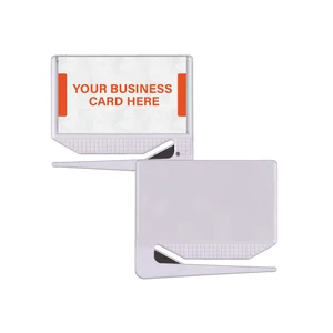 Promotional Business Card Letter Openers, White, 100 Pack | Fits 3.5x2" Standard Cards | Easy to Use & Reuse | Premium Quality Build Promotional Business Card Letter Openers, White, 100 Pack | Fits 3.5x2" Standard Cards | Easy to Use & Reuse | Premium Quality Build