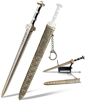 Ancient Sword Letter Opener with Sheath and Display Stand, Decorative Letter Opener Sword, Mail Open Tool Envelope Slitter Ancient Sword Letter Opener with Sheath and Display Stand, Decorative Letter Opener Sword, Mail Open Tool Envelope Slitter