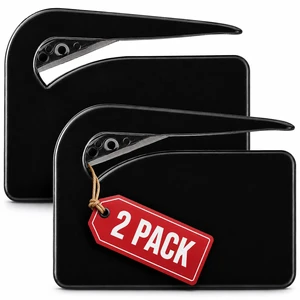 Letter Opener, Envelope Opener Slitter Concealed Blade, Black 2 Pack Letter Opener, Envelope Opener Slitter Concealed Blade, Black 2 Pack