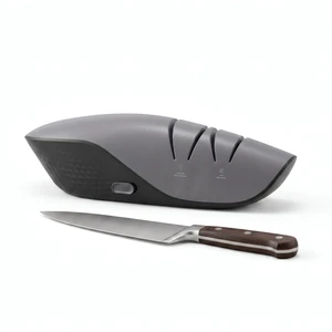 Professional Electric Knife Sharpener for Chef Knives or Straight Knives | 2 in 1 Kitchen Knife Sharpener, Quick Razor-Sharp Results, Low Noise Professional Electric Knife Sharpener for Chef Knives or Straight Knives | 2 in 1 Kitchen Knife Sharpener, Quick Razor-Sharp Results, Low Noise