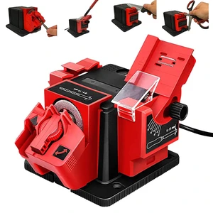 Electric Drill Bit Sharpener, 3-in-1 Universal Sharpening Station, Multifunction Electric Sharpening Machine for Drill Bit Knife Chisel Scissor Electric Drill Bit Sharpener, 3-in-1 Universal Sharpening Station, Multifunction Electric Sharpening Machine for Drill Bit Knife Chisel Scissor