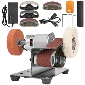 Multifunctional Electric Knife and Tool Sharpener Belt Sander | 7 Adjustable Speed Mini Knife Making Grinder & Sharpening System - For Hunting, Serrated & Kitchen Knives, Wood, Crafts Multifunctional Electric Knife and Tool Sharpener Belt Sander | 7 Adjustable Speed Mini Knife Making Grinder & Sharpening System - For Hunting, Serrated & Kitchen Knives, Wood, Crafts