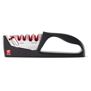 4-Stage Ultra-Sharp Knife Sharpener & Scissor Sharpener | Restores Ultra-Sharp Blades in Seconds. For Western & Asian Style Blades. Easy to Use, Safe No Slip Base 4-Stage Ultra-Sharp Knife Sharpener & Scissor Sharpener | Restores Ultra-Sharp Blades in Seconds. For Western & Asian Style Blades. Easy to Use, Safe No Slip Base
