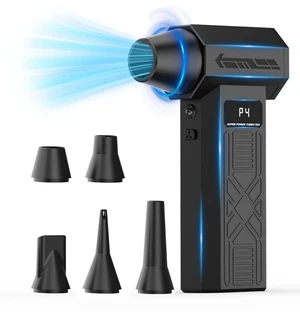 Compressed Air Duster,280000 RPM Mini Blower with 4 Gear Adjustable | Electric Air Duster,5 Nozzles,Fast Charging,Computer,Keyboard,House,Outdoor,Car,Snow Compressed Air Duster,280000 RPM Mini Blower with 4 Gear Adjustable | Electric Air Duster,5 Nozzles,Fast Charging,Computer,Keyboard,House,Outdoor,Car,Snow