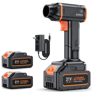 Electric Compressed Air Duster - 500,000 RPM Rechargeable Cordless Air Blower with Brushless Motor - 2 Batteries & Charger - Replaces Canned Air, for Outdoor, Cars, Computer, Keyboards Cleaning Electric Compressed Air Duster - 500,000 RPM Rechargeable Cordless Air Blower with Brushless Motor - 2 Batteries & Charger - Replaces Canned Air, for Outdoor, Cars, Computer, Keyboards Cleaning