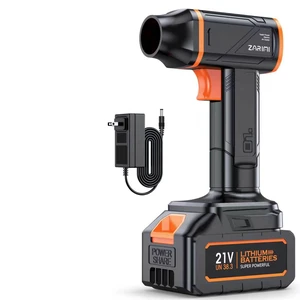 Electric Compressed Air Duster - 500,000 RPM Rechargeable Cordless Air Blower with Brushless Motor - 1 Batteries & Charger - Replaces Canned Air, for Outdoor, Cars, Computer, Keyboards Cleaning Electric Compressed Air Duster - 500,000 RPM Rechargeable Cordless Air Blower with Brushless Motor - 1 Batteries & Charger - Replaces Canned Air, for Outdoor, Cars, Computer, Keyboards Cleaning