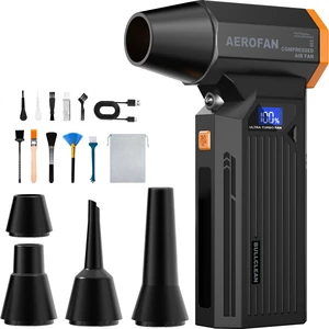 Electric Air Duster - 150000RPM Rechargeable Cordless Compressed Air Duster 4-Gear Adjustable Mini Turbo Blower, Brushless Motor, PC Dust Cleaner with LED, Portable, For Computer Keyboard Car Outdoor Electric Air Duster - 150000RPM Rechargeable Cordless Compressed Air Duster 4-Gear Adjustable Mini Turbo Blower, Brushless Motor, PC Dust Cleaner with LED, Portable, For Computer Keyboard Car Outdoor