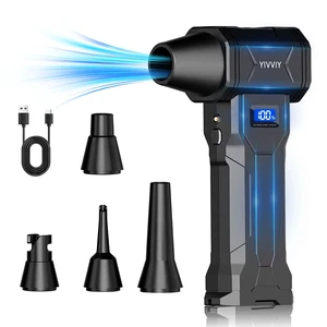 Handheld 4-Gear Powerful Electric Air Blower Dust Blower, 120000RPM Fast Charge Cordless Compressed Air Duster Cleaner Widely for Indoor Outdoor Vehicle Electronic Cleaning Handheld 4-Gear Powerful Electric Air Blower Dust Blower, 120000RPM Fast Charge Cordless Compressed Air Duster Cleaner Widely for Indoor Outdoor Vehicle Electronic Cleaning