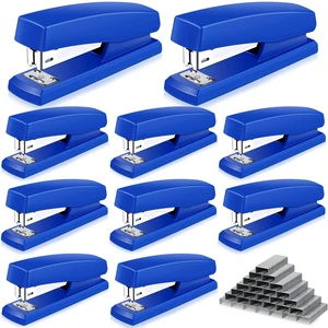 10 Pcs Staplers Bulk Staples for Desk 25 Sheet, Blue | Office Desk Supply Set, School Classroom Bulk Pack, Includes Refill 6000 Staples, for Teacher 10 Pcs Staplers Bulk Staples for Desk 25 Sheet, Blue | Office Desk Supply Set, School Classroom Bulk Pack, Includes Refill 6000 Staples, for Teacher