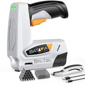 Electric Staple Gun, 2 in 1 Cordless T50 Stapler & Brad Nailer Kit with Remover and 2000PCS Staples Nails, 2000mAh Battery Powered, 4V Electric Stapler for Upholstery, Wood, DIY Home Projects Electric Staple Gun, 2 in 1 Cordless T50 Stapler & Brad Nailer Kit with Remover and 2000PCS Staples Nails, 2000mAh Battery Powered, 4V Electric Stapler for Upholstery, Wood, DIY Home Projects