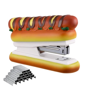 Hot Dog Stapler with 1000 Staples, Novelty Desktop Stapler | Funny Home Office Desk Stapler, Hotdog Theme, Ideal Holiday or Stocking Stuffers for Teachers, Students, and Office Workers Hot Dog Stapler with 1000 Staples, Novelty Desktop Stapler | Funny Home Office Desk Stapler, Hotdog Theme, Ideal Holiday or Stocking Stuffers for Teachers, Students, and Office Workers