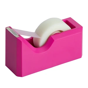 Colorful Desk Tape Dispensers - Pink - Sold Individually Colorful Desk Tape Dispensers - Pink - Sold Individually