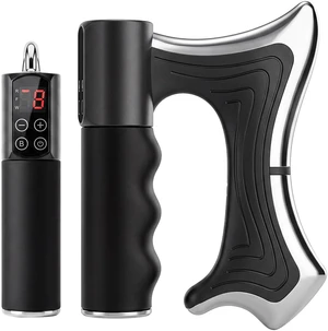 Heated Muscle Scraper Massager, Electric Massage Tool with Heat and Vibration, 9 Adjustable Levels, Gua Sha Inspired Body Massager for Back, Neck, Shoulders, Arms and Legs Heated Muscle Scraper Massager, Electric Massage Tool with Heat and Vibration, 9 Adjustable Levels, Gua Sha Inspired Body Massager for Back, Neck, Shoulders, Arms and Legs
