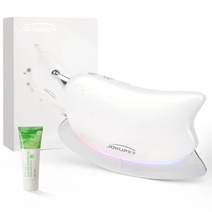 Electric Muscle Scraper with Heating & Vibration,White | 3 Heating & 3 Vibration Modes, Full Body Use Ergonomic Design, Rechargeable,Body Gua Sha Massage Tool for Deep Tissue Electric Muscle Scraper with Heating & Vibration,White | 3 Heating & 3 Vibration Modes, Full Body Use Ergonomic Design, Rechargeable,Body Gua Sha Massage Tool for Deep Tissue