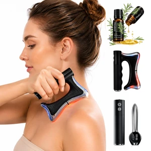 Heated Muscle Scraper Tool, Fascia Release Full Body Contouring Machine, Muscle Scraper Tool Features Modes: Vibration, Heat Therapy and Microcurrent, Fascia Instant Muscle Relaxation Soreness Relief Heated Muscle Scraper Tool, Fascia Release Full Body Contouring Machine, Muscle Scraper Tool Features Modes: Vibration, Heat Therapy and Microcurrent, Fascia Instant Muscle Relaxation Soreness Relief