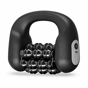 Electric Muscle Roller for Post-Workout Recovery, Handheld Rolling Massager | 27 Massage Points, 3 Speeds, Rechargeable Muscle Roller for Legs, Calves, Thighs, Back, Shoulders & Arms Electric Muscle Roller for Post-Workout Recovery, Handheld Rolling Massager | 27 Massage Points, 3 Speeds, Rechargeable Muscle Roller for Legs, Calves, Thighs, Back, Shoulders & Arms