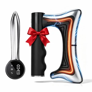 Heated Muscle Scraper Tool with Pulse, Electric Muscle Massager | 3 Adjustable Intensity Rechargeable Full Body Leg Lymphatic Gua Sha Tool with LED Screen, Deep Tissue Massage Fascia Release Heated Muscle Scraper Tool with Pulse, Electric Muscle Massager | 3 Adjustable Intensity Rechargeable Full Body Leg Lymphatic Gua Sha Tool with LED Screen, Deep Tissue Massage Fascia Release