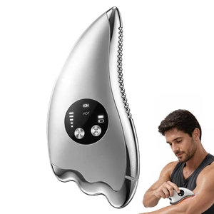 Heated Muscle Scraper Tool with Micro-Current Fascia Release Tools Electric Gua Sha Face Massager Tool for Neck Shoulder Back and Legs Relaxation Heated Muscle Scraper Tool with Micro-Current Fascia Release Tools Electric Gua Sha Face Massager Tool for Neck Shoulder Back and Legs Relaxation