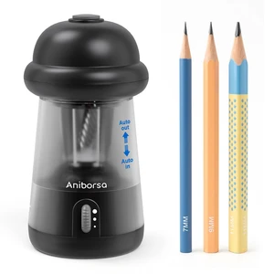 Fully Automatic Rechargeable Electric Pencil Sharpener for 6-11mm | Type-C, Fast sharpen, Heavy Duty, Auto in&out for No.2&Colored pencils, 3 Sharpness Modes for Classroom, Home, School, Office Fully Automatic Rechargeable Electric Pencil Sharpener for 6-11mm | Type-C, Fast sharpen, Heavy Duty, Auto in&out for No.2&Colored pencils, 3 Sharpness Modes for Classroom, Home, School, Office
