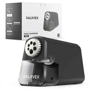 Electric Pencil Sharpener for Classroom & Kids, 6-Hole, Heavy Duty | Auto start/stop, 4s Sharpening, Plug-in, Fits 6-12 mm No. 2 and colored pencils for Home Office, 10,000+ uses, Large bin Electric Pencil Sharpener for Classroom & Kids, 6-Hole, Heavy Duty | Auto start/stop, 4s Sharpening, Plug-in, Fits 6-12 mm No. 2 and colored pencils for Home Office, 10,000+ uses, Large bin