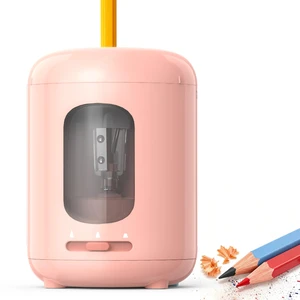 Electric Pencil Sharpener,3 Sharpness Modes,Battery Operated(6.5-8mm) | for No.2/Colored Pencils,Portable Pencil Sharpener for Classroom/School/Home/Office, Pink Electric Pencil Sharpener,3 Sharpness Modes,Battery Operated(6.5-8mm) | for No.2/Colored Pencils,Portable Pencil Sharpener for Classroom/School/Home/Office, Pink