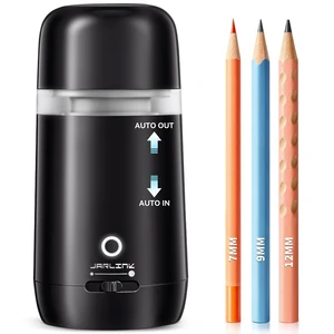 Automatic Electric Pencil Sharpener, Rechargeable | 3 Sharpness Levels, 3s Quick Sharpen, Fits 7-12mm Pencils, Portable Design for Home and Classroom Use, Black Automatic Electric Pencil Sharpener, Rechargeable | 3 Sharpness Levels, 3s Quick Sharpen, Fits 7-12mm Pencils, Portable Design for Home and Classroom Use, Black