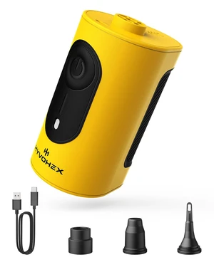 Portable Air Pump for Inflatables, 4000mAh Ultra Fast Air Mattress Pump | with Advanced Heat Dissipation,360L/Min,Electric Air Pump 5X Inflate Deflate for Sleeping Pads,Pool Floats,65-85CM Yoga Ball Portable Air Pump for Inflatables, 4000mAh Ultra Fast Air Mattress Pump | with Advanced Heat Dissipation,360L/Min,Electric Air Pump 5X Inflate Deflate for Sleeping Pads,Pool Floats,65-85CM Yoga Ball