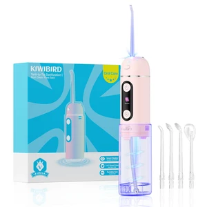 C2 Portable Water Flosser, Cordless Oral Irrigator with UV-C Clean Mode, 4 Modes, Waterproof Rechargeable Dental Flosser with 4 Nozzles and Travel Bag (Pink) C2 Portable Water Flosser, Cordless Oral Irrigator with UV-C Clean Mode, 4 Modes, Waterproof Rechargeable Dental Flosser with 4 Nozzles and Travel Bag (Pink)