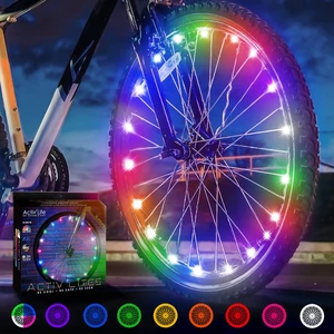 LED Bike Wheel Lights with Batteries Included, Get 100% Brighter and Visible from All Angles for Ultimate Safety & Style (1 Tire Pack, Multicolor) LED Bike Wheel Lights with Batteries Included, Get 100% Brighter and Visible from All Angles for Ultimate Safety & Style (1 Tire Pack, Multicolor)