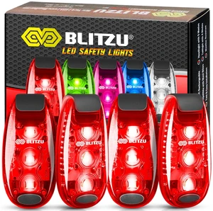 LED Safety Lights 4 Pack, Clip On High Visibility Strobe Light for Walk Run | Night Safety Gear, Reflective Accessory, Lightweight & Portable, Waterproof, Outdoor, Work, Walking, Hiking, Cycling LED Safety Lights 4 Pack, Clip On High Visibility Strobe Light for Walk Run | Night Safety Gear, Reflective Accessory, Lightweight & Portable, Waterproof, Outdoor, Work, Walking, Hiking, Cycling