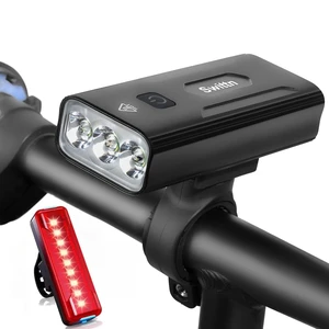 3000 Lumen Bike Lights for Night Riding, 5200mAh Large Capacity Battery,USB-C Rechargeable Bicycle Lights Front and Back,5 Light Modes,Easy to Install for Men Women Kids Road Mountain Cycling 3000 Lumen Bike Lights for Night Riding, 5200mAh Large Capacity Battery,USB-C Rechargeable Bicycle Lights Front and Back,5 Light Modes,Easy to Install for Men Women Kids Road Mountain Cycling