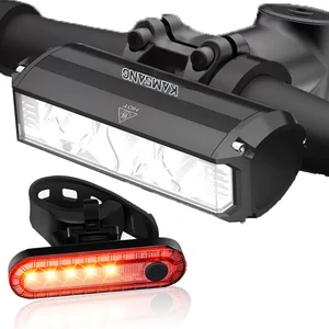 Bike Light Set for Night Riding,Bright Rechargeable Bicycle Headlight Set High Beam Low Beam,USB LED Bicycle Light,Waterproof Bike Headlight and Taillight for Adult Kid Mountain Bike Light Set for Night Riding,Bright Rechargeable Bicycle Headlight Set High Beam Low Beam,USB LED Bicycle Light,Waterproof Bike Headlight and Taillight for Adult Kid Mountain