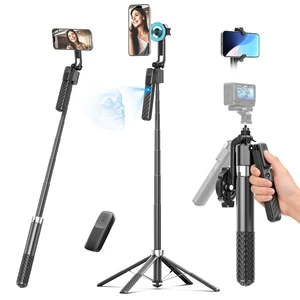 71" Auto Face Tracking Tripod, 1-Sec Quick Setup Magnetic Tripod for iPhone, No App Needed 360° Rotating Phone & Camera Tripod, Content Creator Essentials for TikTok YouTube 71" Auto Face Tracking Tripod, 1-Sec Quick Setup Magnetic Tripod for iPhone, No App Needed 360° Rotating Phone & Camera Tripod, Content Creator Essentials for TikTok YouTube