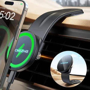 15W Only for iPhone MagSafe Car Mount Charger, 360% Adjustable Aluminum Alloy Arm, Relocatable Car Phone Holder, Magnetic Wireless Fast Charging, Cell Phone Holder for All Car Models, Black 15W Only for iPhone MagSafe Car Mount Charger, 360% Adjustable Aluminum Alloy Arm, Relocatable Car Phone Holder, Magnetic Wireless Fast Charging, Cell Phone Holder for All Car Models, Black