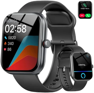Smart Watch for Women Men, Alexa Built-in, Smartwatch for iPhone & Android Bluetooth Call, 1.91" HD Fitness Tracker with Heart Rate/SpO2/Sleep Monitor, IP68 Waterproof, Fitness Watch 100+ Sports Modes Smart Watch for Women Men, Alexa Built-in, Smartwatch for iPhone & Android Bluetooth Call, 1.91" HD Fitness Tracker with Heart Rate/SpO2/Sleep Monitor, IP68 Waterproof, Fitness Watch 100+ Sports Modes
