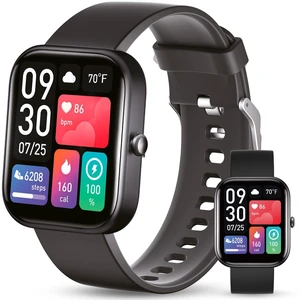 Smart Watch Fitness Tracker for Adults - Compatible with iOS & Android | Men & Women, Answer Calls & Texts - Monitor and Track Health, Vitals, Exercise & Workout - Water Resistant Smartwatch Smart Watch Fitness Tracker for Adults - Compatible with iOS & Android | Men & Women, Answer Calls & Texts - Monitor and Track Health, Vitals, Exercise & Workout - Water Resistant Smartwatch
