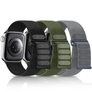 Sport Nylon Band Compatible with Apple Watch Bands for Men Women | 46mm 44mm 45mm 42mm 49mm 38mm 40mm 41mm, Breathable Fabric Braided Strap for iWatch Series 11 10 9 8 7 6 5 4 3 2 1 Ultra SE Sport Nylon Band Compatible with Apple Watch Bands for Men Women | 46mm 44mm 45mm 42mm 49mm 38mm 40mm 41mm, Breathable Fabric Braided Strap for iWatch Series 11 10 9 8 7 6 5 4 3 2 1 Ultra SE