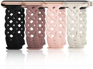 Slim Silicone Bands Compatible with Apple Watch Band Women Floral Breathable Braided Lace Thin Sport Strap Replacement Wristbands iWatch SE Series 11 10 9 8 7 6 5 4 3 ultra 2 Slim Silicone Bands Compatible with Apple Watch Band Women Floral Breathable Braided Lace Thin Sport Strap Replacement Wristbands iWatch SE Series 11 10 9 8 7 6 5 4 3 ultra 2