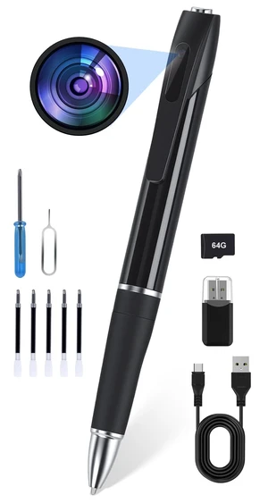 Mini Spy Pen Camera, 1080P Full HD Video Recorder for Home & Nanny Use, Long Battery Life, Easy One-Button Operation (2026 Upgrade) Mini Spy Pen Camera, 1080P Full HD Video Recorder for Home & Nanny Use, Long Battery Life, Easy One-Button Operation (2026 Upgrade)