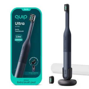 Ultra Lite Sonic Electric Toothbrush, 3 Modes, Mirror Mount, Ash | Slim Lightweight Design, 3 Guided Brushing Modes, 15X More Plaque Removal, Pressure Sensor, 30-Day Battery, 3 Months Per Head Ultra Lite Sonic Electric Toothbrush, 3 Modes, Mirror Mount, Ash | Slim Lightweight Design, 3 Guided Brushing Modes, 15X More Plaque Removal, Pressure Sensor, 30-Day Battery, 3 Months Per Head
