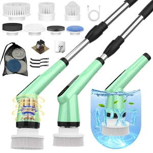 Electric Spin Scrubber, Cordless Shower Cleaner Brush for Bathroom | 10in1 Shower Scrubber with Extendable Handle, Variable Speed, 44lbs HighTorque for Bathtub, Toilet, Kitchen , Tile Floors Electric Spin Scrubber, Cordless Shower Cleaner Brush for Bathroom | 10in1 Shower Scrubber with Extendable Handle, Variable Speed, 44lbs HighTorque for Bathtub, Toilet, Kitchen , Tile Floors