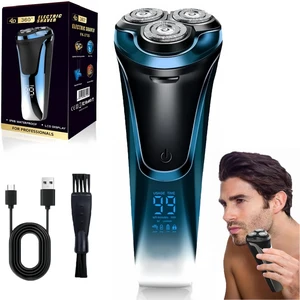 Snapbuy Electric Razor for Men, Electric Razor Pro of Father, 4D Floating Head Rotary Shaver,2025 New Electri c Shaver with LCD Display & Quiet Motor, IPX7 Waterproof (Blue) Snapbuy Electric Razor for Men, Electric Razor Pro of Father, 4D Floating Head Rotary Shaver,2025 New Electri c Shaver with LCD Display & Quiet Motor, IPX7 Waterproof (Blue)
