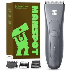 Manscape Groin & Body Hair Trimmer for Men, Shaver with LED Light | Electric Ball & Pubic Trimmer Shaver, Replaceable Ceramic Blade, IPX7 Waterproof Wet/Dry, 90-Min Runtime, 3 Guard Combs Manscape Groin & Body Hair Trimmer for Men, Shaver with LED Light | Electric Ball & Pubic Trimmer Shaver, Replaceable Ceramic Blade, IPX7 Waterproof Wet/Dry, 90-Min Runtime, 3 Guard Combs