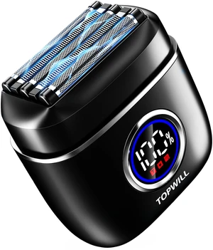 Electric Razor for Men, 5-Blade Portable Foil Shaver | Travel Mini Shaver Powerful Palm-Sized Electric Razor for Men, 5-Blade Portable Foil Shaver | Travel Mini Shaver Powerful Palm-Sized