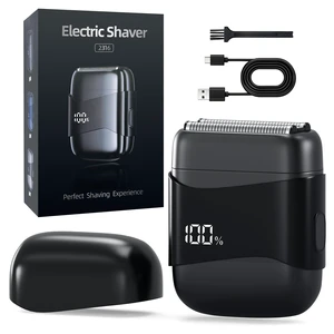 Electric Foil Shavers for Men: 3 Floating Blades-Portable | Wet/Dry Mini Electric Razors for Men - IPX7 Waterproof Face Shaver with LED Display & Travel Razor with USB-C Charge Electric Foil Shavers for Men: 3 Floating Blades-Portable | Wet/Dry Mini Electric Razors for Men - IPX7 Waterproof Face Shaver with LED Display & Travel Razor with USB-C Charge